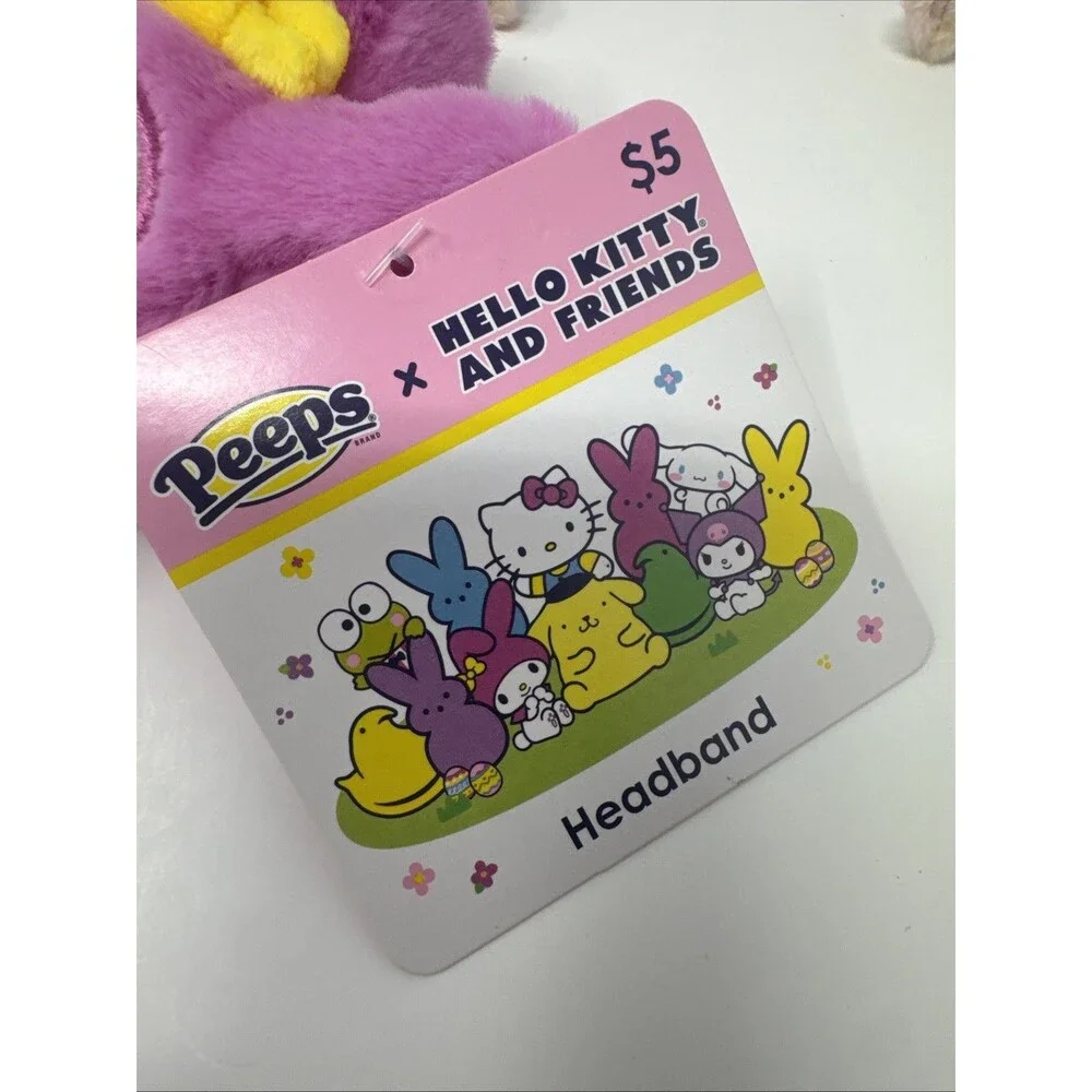 Peeps x Hello Kitty & Friends EASTER Headband SET  Keroppi My Melody Pompompurin